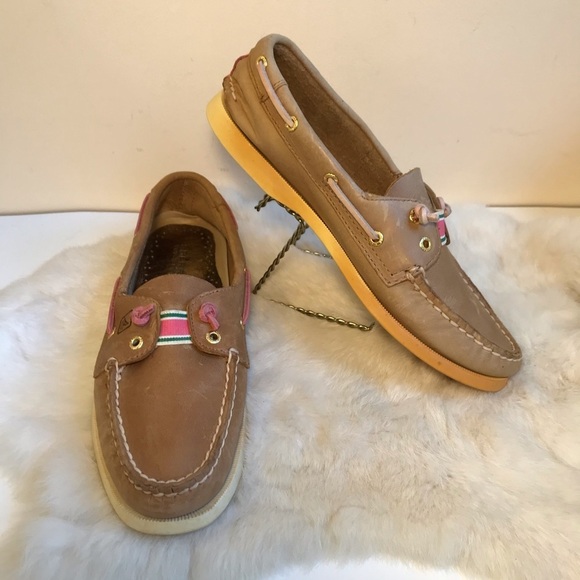 Sperry Lexington Boat Shoe Tan 8M - Picture 1 of 5